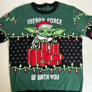 Star Wars Green and Black Holiday Sweater